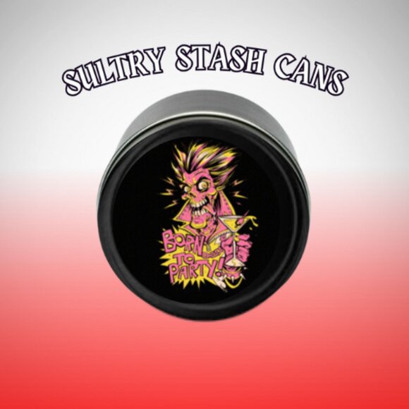 BORN TO PARTY STASH JAR - Picture 1 of 2